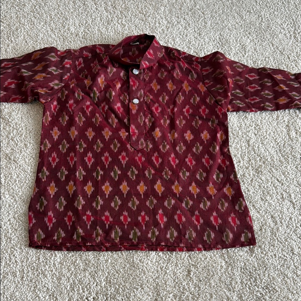 Indian / pakistani kids ikat kurta.